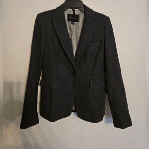 Banana Republic Wool Blend Gray Blazer Size 2
